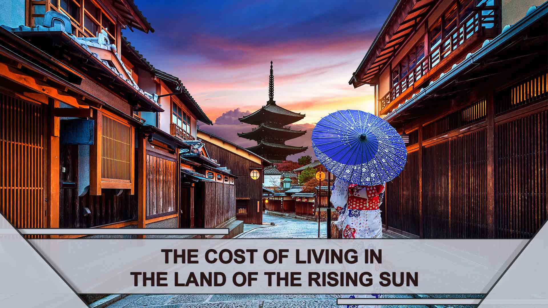 The cost of living in the land of the rising sun